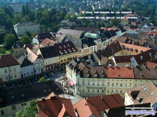 Viena, inspiradora de los grandes  compositores de los bellos valses vieneses. 