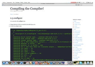 Compiling the Compiler