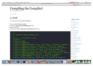 Compiling the Compiler