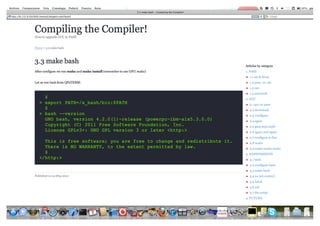 Compiling the Compiler