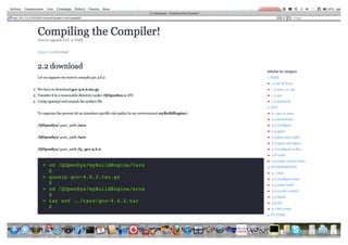 Compiling the Compiler