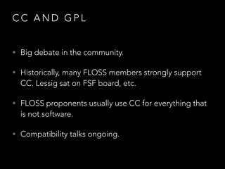 E V E N C C L I C E N C E S A R E
I N C O M PAT I B L E W I T H O N E A N O T H E R
 