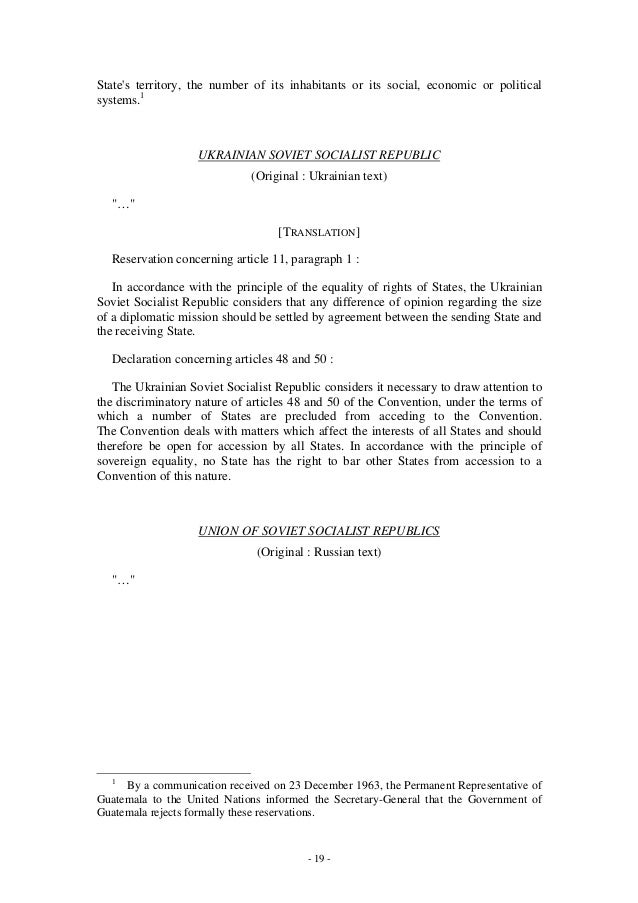 partie to vienna convention on diplomatic relations partie to vienna convention on diplomatic relations