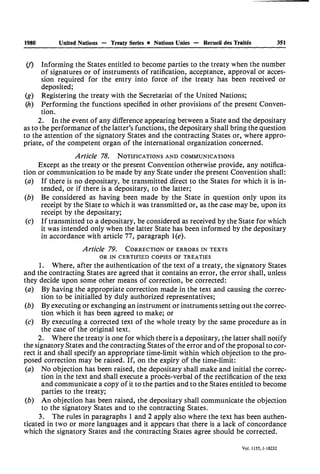 Treaty Instruments Vienna convention on law of treaties | PDF
