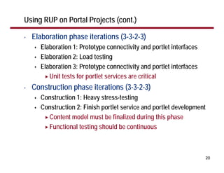 Designing WebSphere Portal Applications