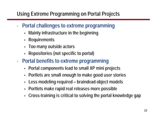 Designing WebSphere Portal Applications