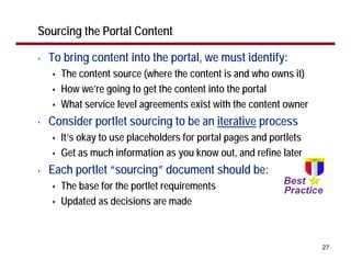 Designing WebSphere Portal Applications