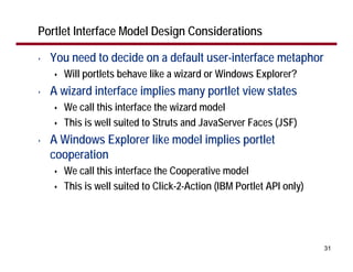 Designing WebSphere Portal Applications