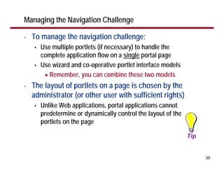 Designing WebSphere Portal Applications