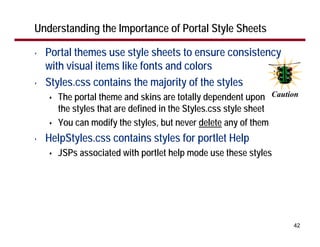 Designing WebSphere Portal Applications