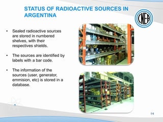 SEALED SOURCES AND DSRS MANAGEMENT - Report from Argentina | PDF
