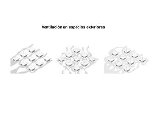 Ventilación en espacios exteriores
 