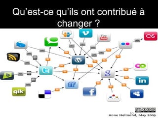 Qu’est-ce qu’ils ont contribué à
          changer ?




                            60
 