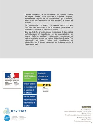 Vie robomobile dossier de référence - 2 mai 2017