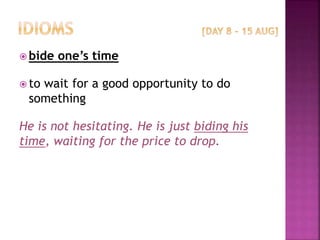 Idioms | PPTX
