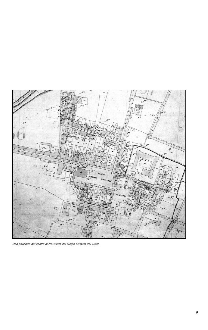 Novellara vie strade e piazze