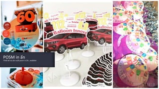 POSM in ấn
Thiết kế và sản xuất posm in ấn:, wobbler
 