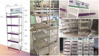 Quầy kệ và posm bổ trợ cho Big Size
Thiết kế> sản xuất > lắp đặt
 