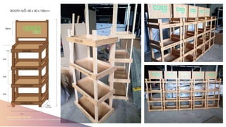 Kệ trưng bày nước dừa
Thiết kế và sản xuất giao các hệ thống đại lý trong nước
 