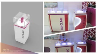 Display Shelf
Thiết kế và sản xuất kệ trưng bày xoay sản phẩm
HDF sơn 2K, led module, moter xoay, timer
 