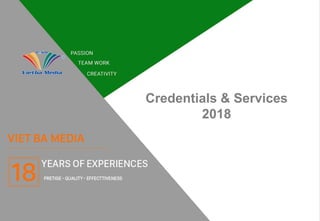 Credentials & Services
2018
 