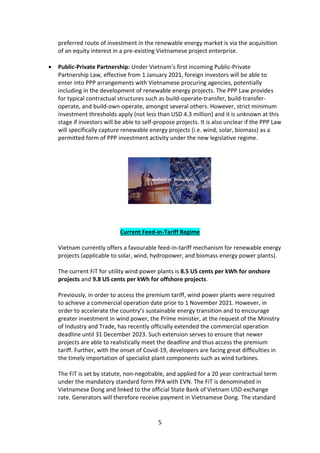Vietnam - Investing in Wind Energy - The Guide | PDF