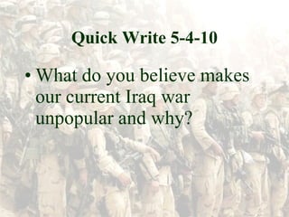 Quick Write 5-4-10 ,[object Object]