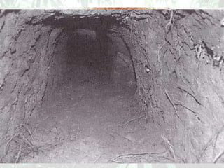 One of the tunnels in Cu Chi 