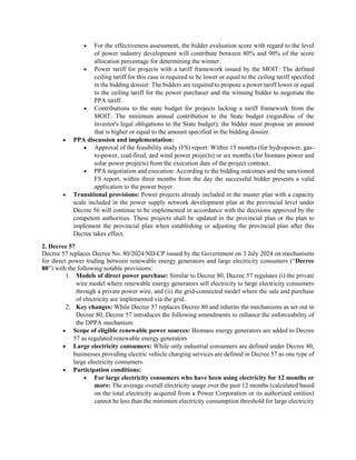 VIETNAM - LEGAL ALERT ON NEW DECREES GUIDING THE NEW LAW ON ELECTRICITY ...