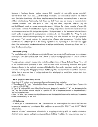 Vietnam - Offshore Wind Energy Investment – What You Must Know | PDF