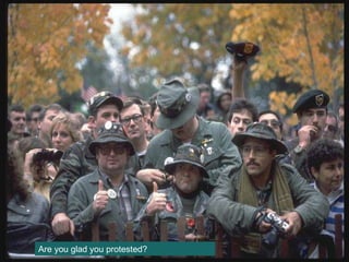 Are you glad you protested? 