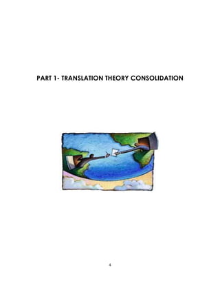 4
PART 1- TRANSLATION THEORY CONSOLIDATION
 