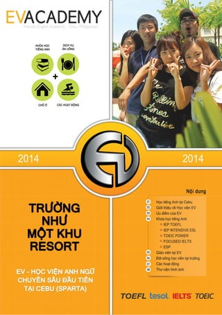Brochure Trường Anh ngữ EV - Cebu - Philippines