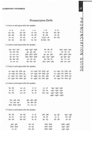 Vietnamese pronunciation 01 | PDF