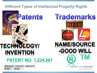 Different Types of Intellectual Property Rights
 