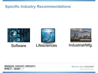 Specific Industry Recommendations
LifesciencesSoftware Industrial/Mfg.
 