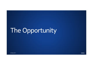 The Opportunity


© Nokia 2011
 
