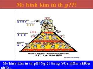 M« hinh kim tù th¸p ??? M« hinh kim tù th¸p !!!  Ng­êi ®øng ®Çu kiÕm nhiÒu nhÊt 。 