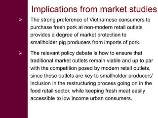 Pro-poor issues for livestock and some lessons for Vietnam from ILRI’s research