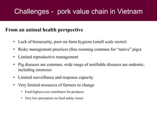 Food safety assessment and challenges along small-scale pig systems in Vietnam