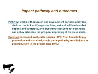 Update on pig value chain development in Vietnam