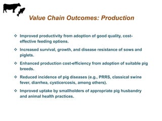 Update on pig value chain development in Vietnam