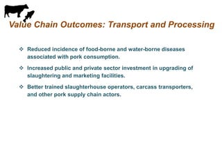 Update on pig value chain development in Vietnam