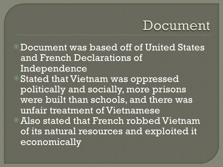 Vietnam Declaration of Independence