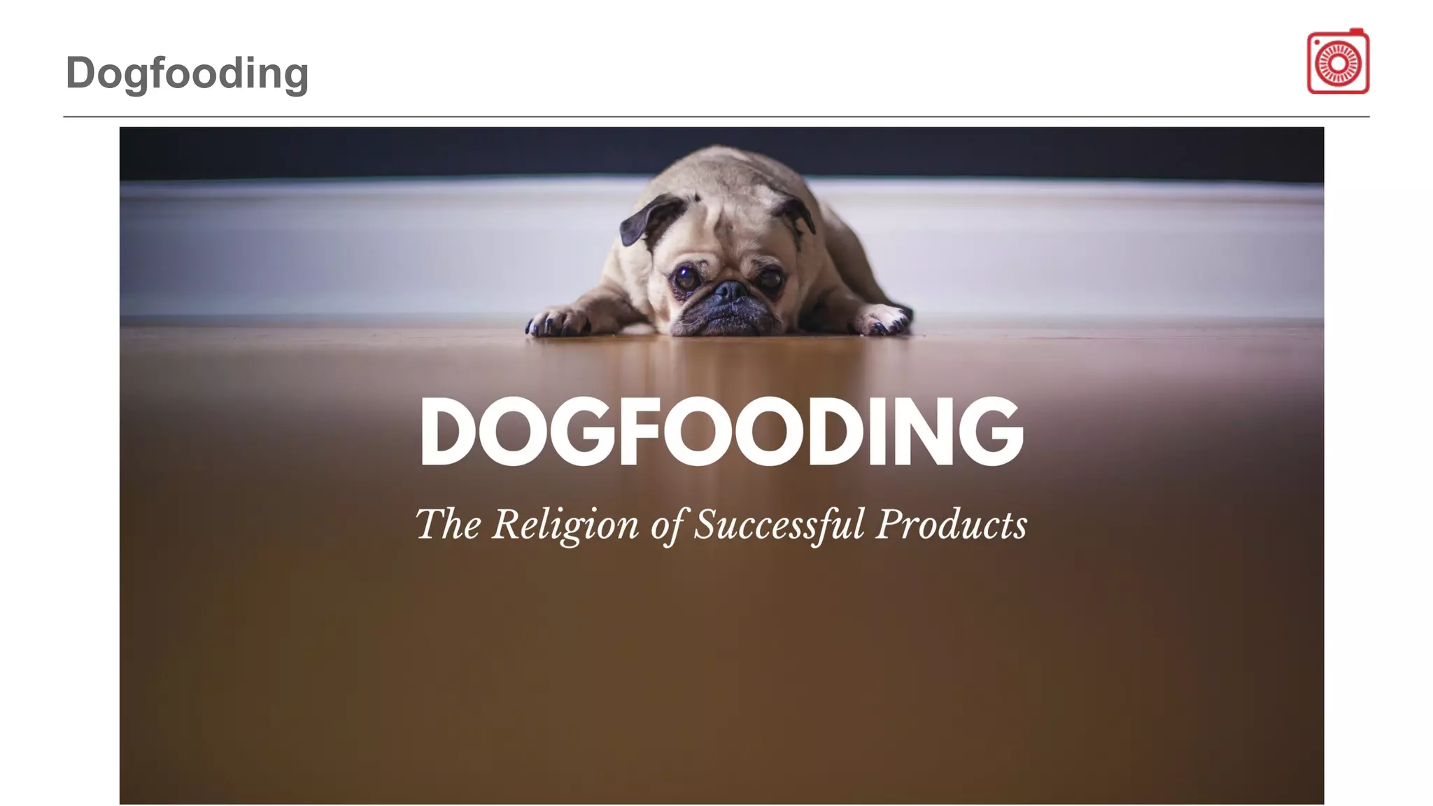 Dogfooding
 