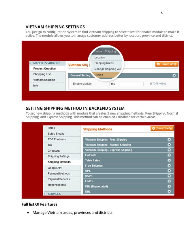 Vietnam shipping magento extension | DOCX