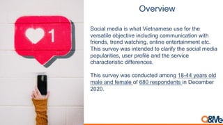 Vietnam social media popularity & characteristics