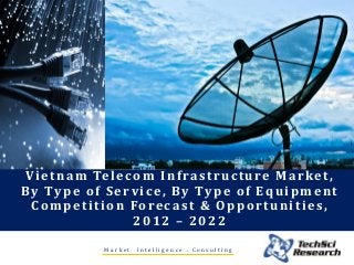 Vietnam Telecom Infrastructure Market,
By Type of Service, By Type of Equipment
Competition Forecast & Opportunities,
2012 – 2022
M a r k e t I n t e l l i g e n c e . C o n s u l t i n g
 