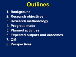 A survey on prevention of zoonotic emerging infectious disease in provinces in Southern Vietnam: Ecosystem studies