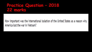 Practice Question – 2018
22 marks
 
